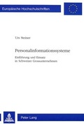 Cover: Personalinformationssysteme - Peter Lang Verlag