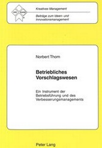 Abbildung von: Betriebliches Vorschlagswesen - Peter Lang Verlag