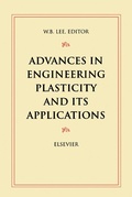 Cover: Advances in Engineering Plasticity and its Applications - Elsevier