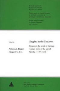 Enlarge image Cover: Sappho in the Shadows - Peter Lang Verlag
