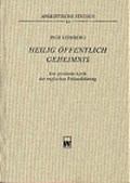 Cover: Heilig &ouml;ffentlich Geheimnis - Waxmann