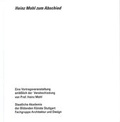 Cover: Heinz Mohl zum Abschied - Spurbuchverlag