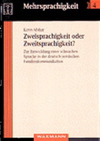 Abbildung von: Zweisprachigkeit oder Zweitsprachigkeit? - Waxmann