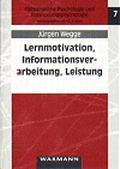 Cover: Lernmotivation, Informationsverarbeitung, Leistung - Waxmann