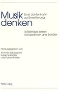 Cover: Musik denken - Peter Lang Verlag