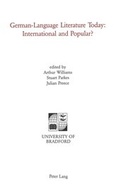 Cover: German-Language Literature Today: International and Popular? - Peter Lang Verlag