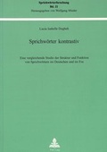 Cover: Sprichw&ouml;rter kontrastiv - Peter Lang Verlag