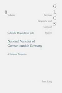 Abbildung von: National Varieties of German outside Germany - Peter Lang Verlag