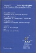 Cover: Deregulierung und Regulierung im Europ&auml;ischen Luftverkehr - Reguvis Fachmedien