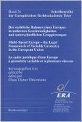 Cover: Der rechtliche Rahmen eines Europas in mehreren Geschwindigkeiten und unterschiedlichen Gruppierungen - Reguvis Fachmedien