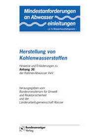 Abbildung von: Mindestanforderungen an das Einleiten von Abwasser in Gewässer Anhang 36 "Herstellung von Kohlenwasserstoffen" - Reguvis Fachmedien
