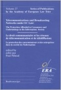 Cover: Telecommunications and Broadcasting Networks under EC Law - Reguvis Fachmedien