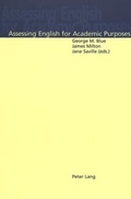 Cover: Assessing English for Academic Purposes - Peter Lang Verlag
