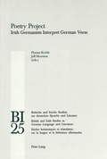 Cover: Poetry Project - Peter Lang Verlag