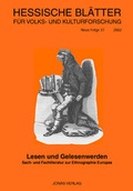 Cover: Lesen und Gelesenwerden - Jonas Verlag