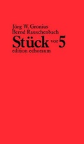 Cover: St&uuml;ck vor 5 - echoraum