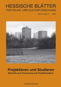 Cover: Projektieren und Studieren - Jonas Verlag