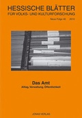 Cover: Das Amt. - Jonas Verlag