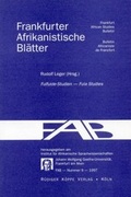 Cover: Fulfulde-Studien / Fula Studies - K&ouml;ppe, R