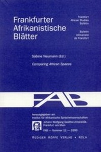 Enlarge image Cover: Comparing African Spaces - Köppe, R