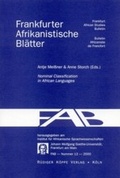 Cover: Nominal Classification in African Languages - K&ouml;ppe, R