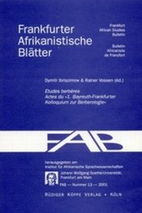 Abbildung von: Études berbères - Köppe, R