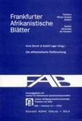 Cover: Die afrikanistische Feldforschung - K&ouml;ppe, R