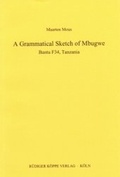 Cover: A Grammatical Sketch of Mbugwe - K&ouml;ppe, R
