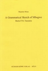 Enlarge image Cover: A Grammatical Sketch of Mbugwe - Köppe, R