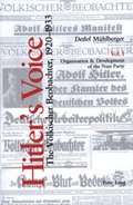 Cover: Hitler's Voice - Peter Lang Verlag