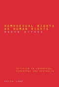 Cover: Homosexual Rights as Human Rights - Peter Lang Verlag