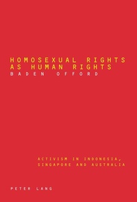 Enlarge image Cover: Homosexual Rights as Human Rights - Peter Lang Verlag