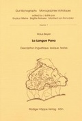 Cover: La langue pana (Burkina Faso et Mali) - K&ouml;ppe, R