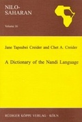 Cover: A Dictionary of the Nandi Language - K&ouml;ppe, R