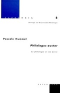 Cover: &laquo;Philologus auctor&raquo; - Peter Lang Verlag