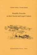 Cover: Rendille Proverbs in their Social and Legal Context - K&ouml;ppe, R