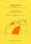Cover: &Eacute;tudes berb&egrave;res III. Le nom, le pronom et autres articles - K&ouml;ppe, R