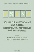 Cover: Agricultural Economics and Policy: International Challenges for the Nineties - Elsevier