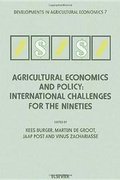 Cover: Agricultural Economics and Policy: International Challenges for the Nineties: Volume 7 - Elsevier