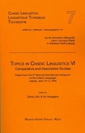 Cover: Topics in Chadic Linguistics VI - K&ouml;ppe, R