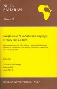 Abbildung von: Insights into Nilo-Saharan Language, History and Culture - Köppe, R