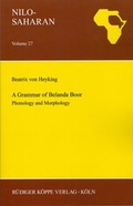 Cover: A Grammar of Belanda Boor - K&ouml;ppe, R
