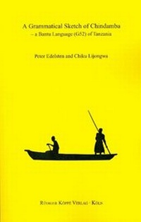 Enlarge image Cover: A Grammatical Sketch of Chindamba - Köppe, R