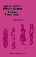 Cover: Speech Acts and Speech Events in African Languages - K&ouml;ppe, R