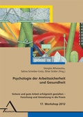 Cover: 17. Workshop Psychologie der Arbeitssicherheit und Gesundheit - Asanger, R