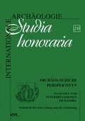 Cover: Arch&auml;ologische Perspektiven - VML Vlg Marie Leidorf