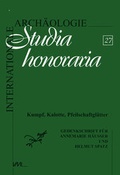 Cover: Kumpf, Kalotte, Pfeilschaftgl&auml;tter - VML Vlg Marie Leidorf