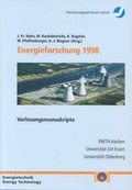 Cover: Energieforschung 1998 - Verlag des Forschungszentrums J&uuml;lich