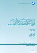 Cover: Late Orogenic Basin Evolution, Deformation and Metamorphism in the Pan-African Basement, Wadi Queih, Eastern Desert of Egypt - Verlag des Forschungszentrums J&uuml;lich