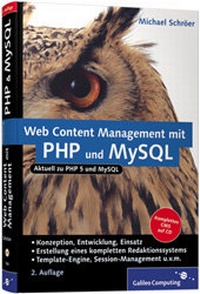Abbildung von: Web Content Management mit PHP 5 und MySQL 5 - Rheinwerk